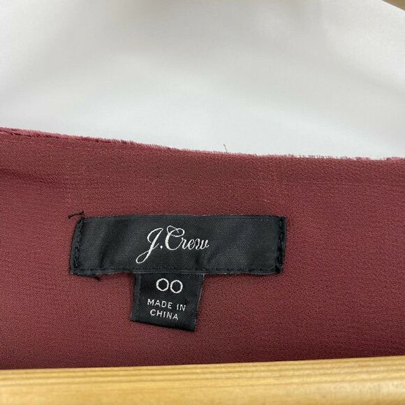 J Crew Top Faux Wrap Velvet Blouse - Picture 3 of 8